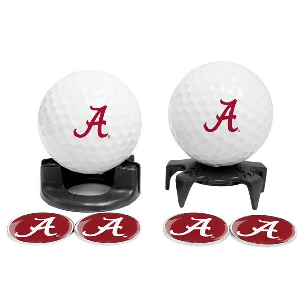 DisplayNest NCAA Golf Ball Gift Pack - Alabama Crimson Tide