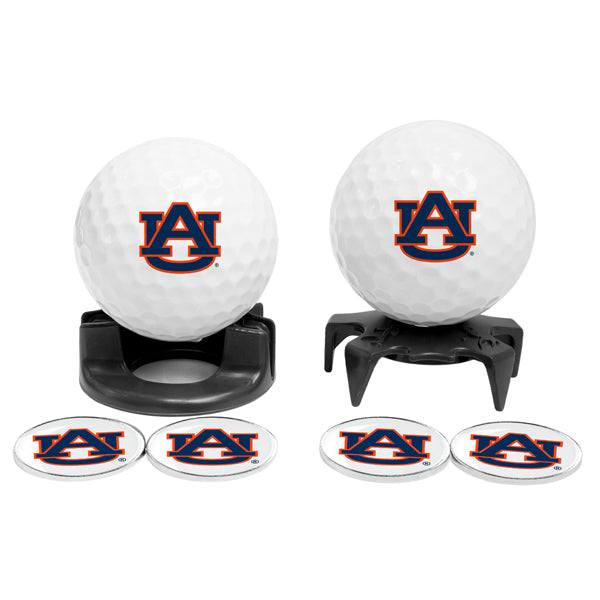 DisplayNest NCAA Golf Ball Gift Pack - Auburn Tigers