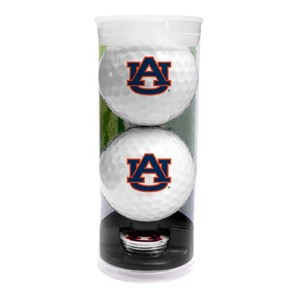 DisplayNest NCAA Golf Ball Gift Pack - Auburn Tigers