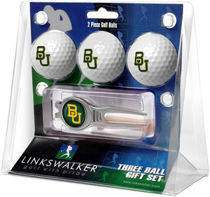 Baylor Bears Regulation Size 3 Golf Ball Gift Pack with Kool Divot Tool