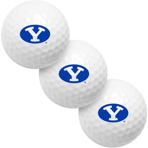 Brigham Young Univ. Cougars 3 Golf Ball Gift Pack 2-Piece Golf Balls