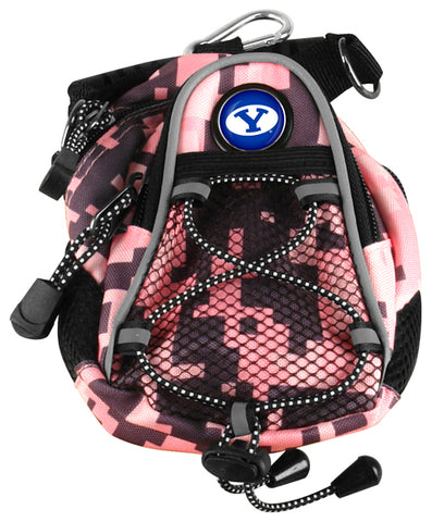 Brigham Young Univ. Cougars - Mini Day Pack  -  Pink Digi Camo