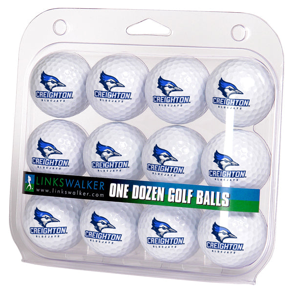 Creighton University Bluejays Golf Balls 1 Dozen 2-Piece Regulation Size Balls