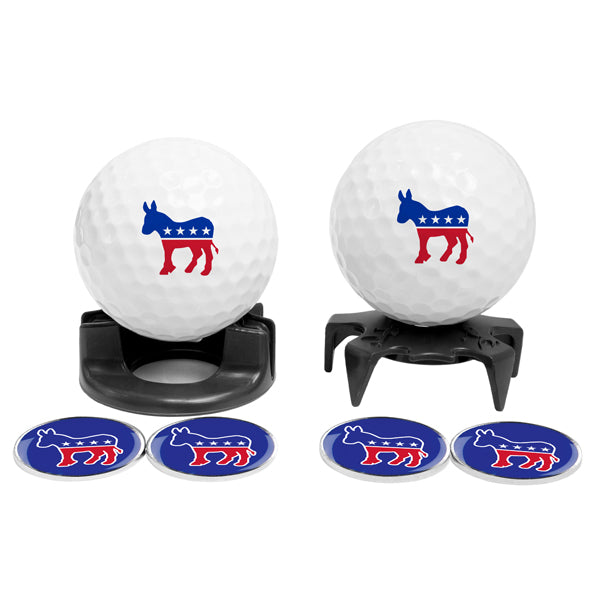 DisplayNest Golf Ball Gift Pack - Democratic Party