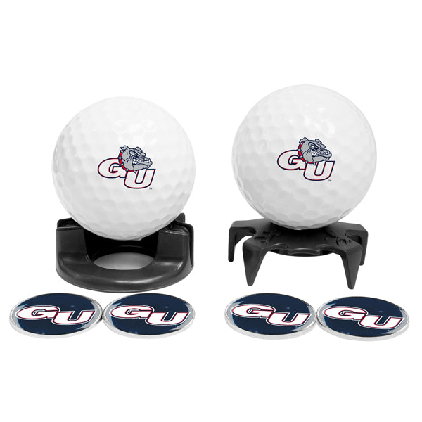 DisplayNest NCAA Golf Ball Gift Pack - Gonzaga Bulldogs