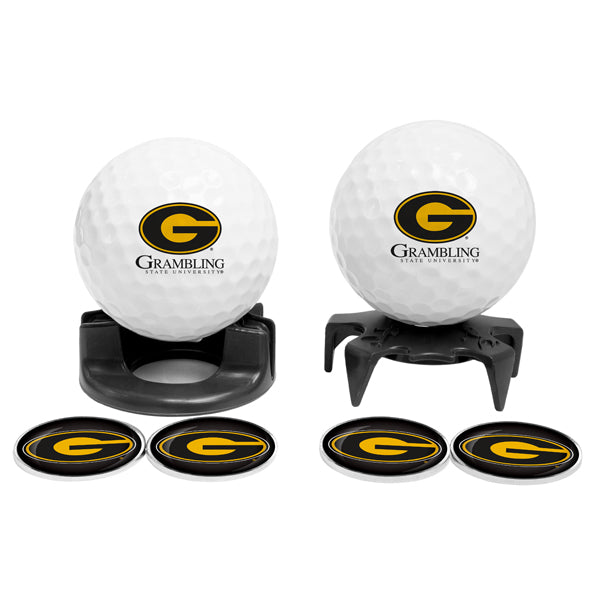 DisplayNest NCAA Golf Ball Gift Pack - Grambling Tigers