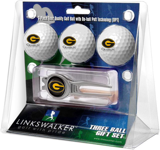 Grambling State University Tigers - Kool Tool 3 Ball Gift Pack