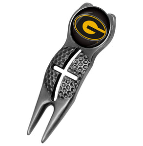 Grambling State University Tigers - Crosshairs Divot Tool  -  Black