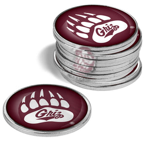 Montana Grizzlies - 12 Pack Ball Markers