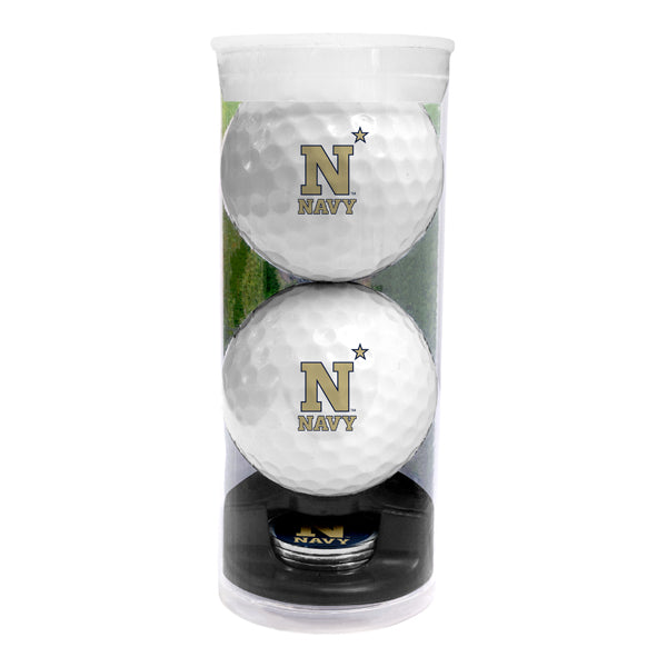 DisplayNest NCAA Golf Ball Gift Pack - Navy Midshipmen