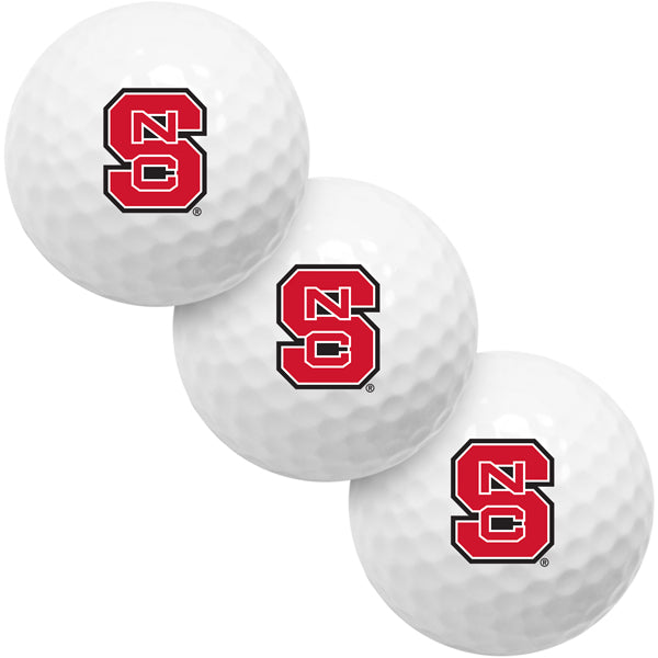 NC State Wolfpack 3 Golf Ball Gift Pack 2-Piece Golf Balls