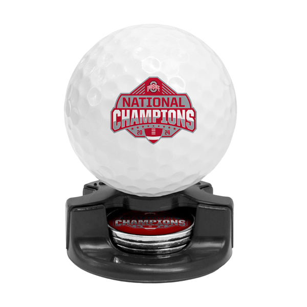 DisplayNest NCAA Golf Ball Gift Pack Ohio State Buckeyes 2024 Champions