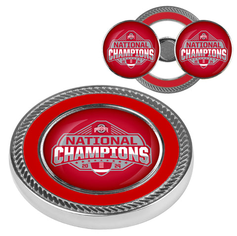 Ohio State Buckeyes 2024 Champions - Challenge Coin / 2 Ball Markers - Linkswalkerdirect