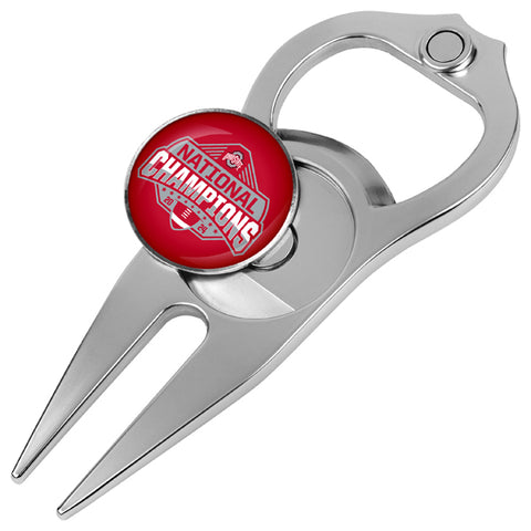 Ohio State Buckeyes 2024 Champions - Hat Trick Divot Tool - Linkswalkerdirect