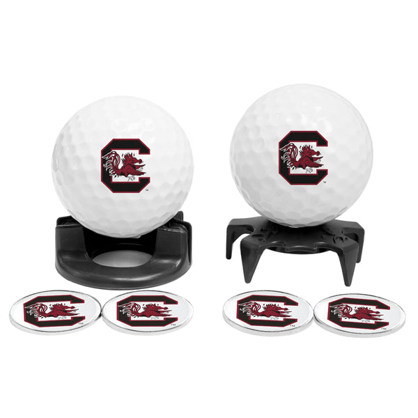 DisplayNest NCAA Golf Ball Gift Pack - South Carolina Fighting Gamecocks