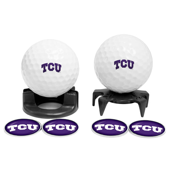 DisplayNest NCAA Golf Ball Gift Pack - TCU Horned Frogs