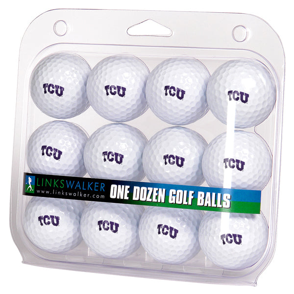 Texas Christian Horned Frogs - Dozen Golf Balls