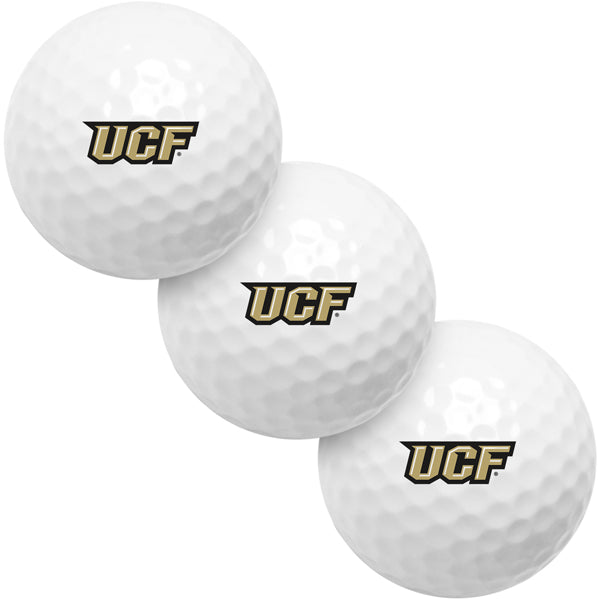 Central Florida Knights 3 Golf Ball Gift Pack 2-Piece Golf Balls