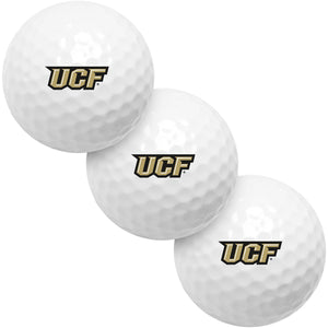 Central Florida Knights 3 Golf Ball Gift Pack 2-Piece Golf Balls