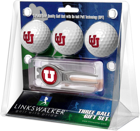 Utah Utes - Kool Tool 3 Ball Gift Pack