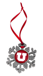 Utah Utes - Snow Flake Ornament