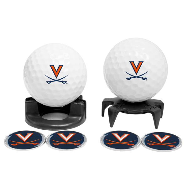 DisplayNest NCAA Golf Ball Gift Pack - Virginia Cavaliers