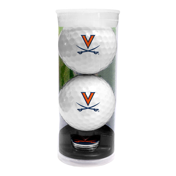 DisplayNest NCAA Golf Ball Gift Pack - Virginia Cavaliers