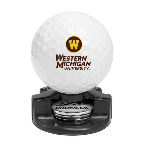 DisplayNest NCAA Golf Ball Gift Pack - Western Michigan Broncos