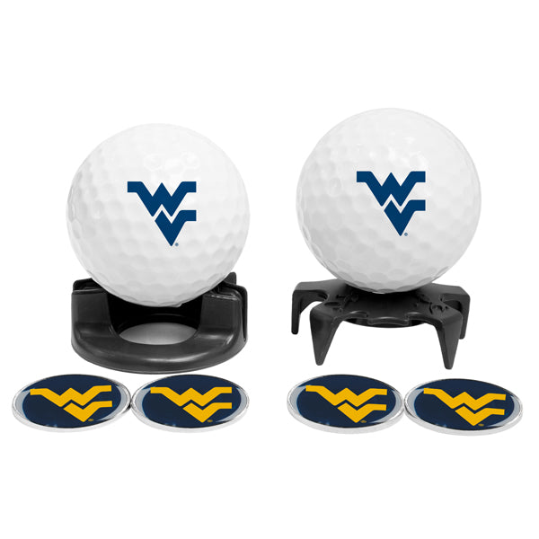 DisplayNest NCAA Golf Ball Gift Pack - West Virginia Mountaineers