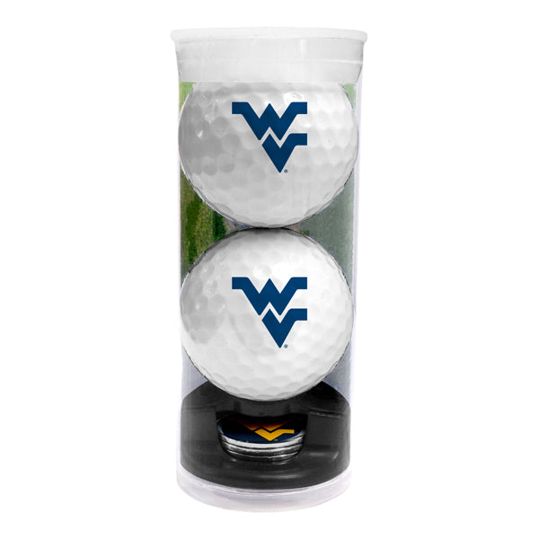 DisplayNest NCAA Golf Ball Gift Pack - West Virginia Mountaineers