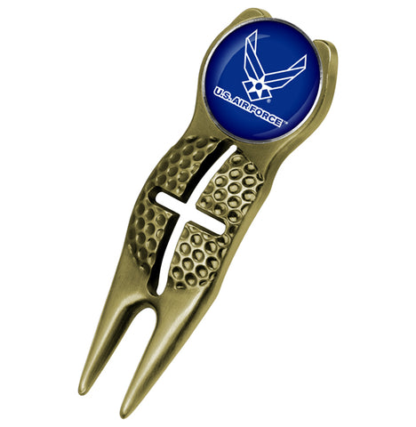 US Air Force - Crosshairs Divot Tool  -  Gold