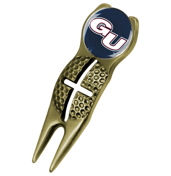 Gonzaga Bulldogs - Crosshairs Divot Tool  -  Gold