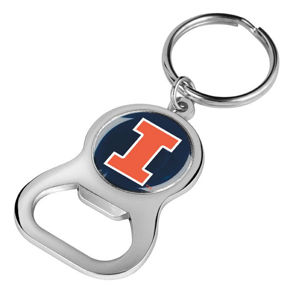 Illinois Fighting Illini - Key Chain Bottle Opener - Linkswalkerdirect