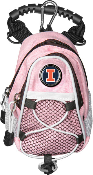 Illinois Fighting Illini - Mini Day Pack  -  Pink - Linkswalkerdirect