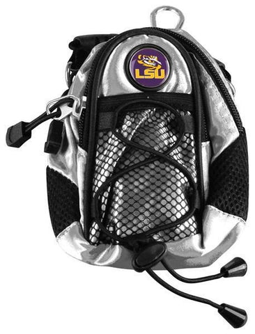 LSU Tigers - Mini Day Pack  -  Silver - Linkswalkerdirect