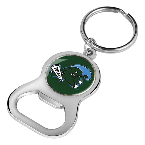 Tulane University Green Wave - Key Chain Bottle Opener