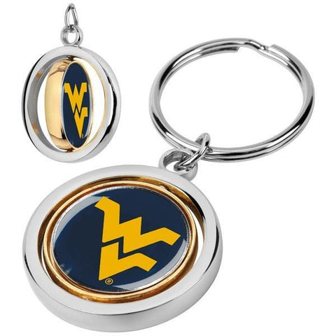 West Virginia Mountaineers - Spinner Key Chain - Linkswalkerdirect