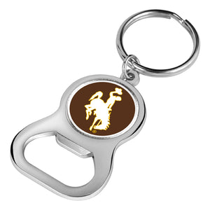 Wyoming Cowboys - Key Chain Bottle Opener